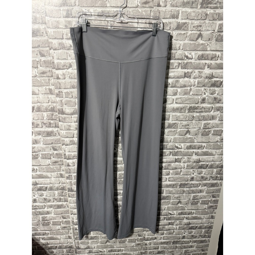 PINK grey flare pant‎